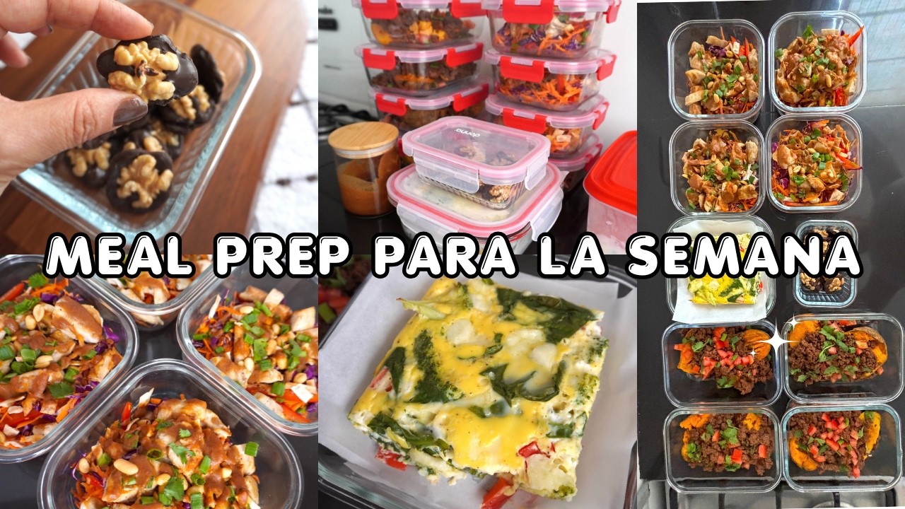 Menu para la Semana | 5 Recetas Saludables y Fáciles