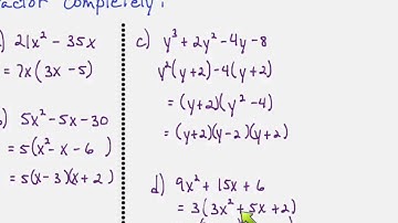 General factoring strategy