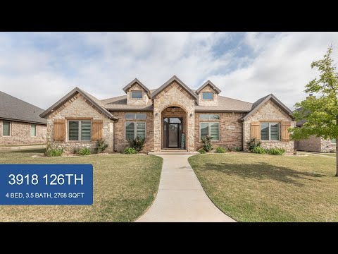 3918 126th St, Lubbock, TX home video tour