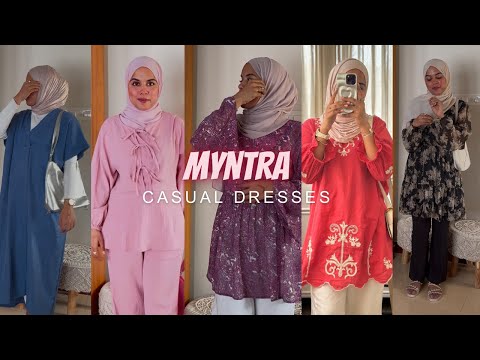 Casual Dresses Haul✨👌💯 || Modest Wears For College🤩😍 || Malayalam