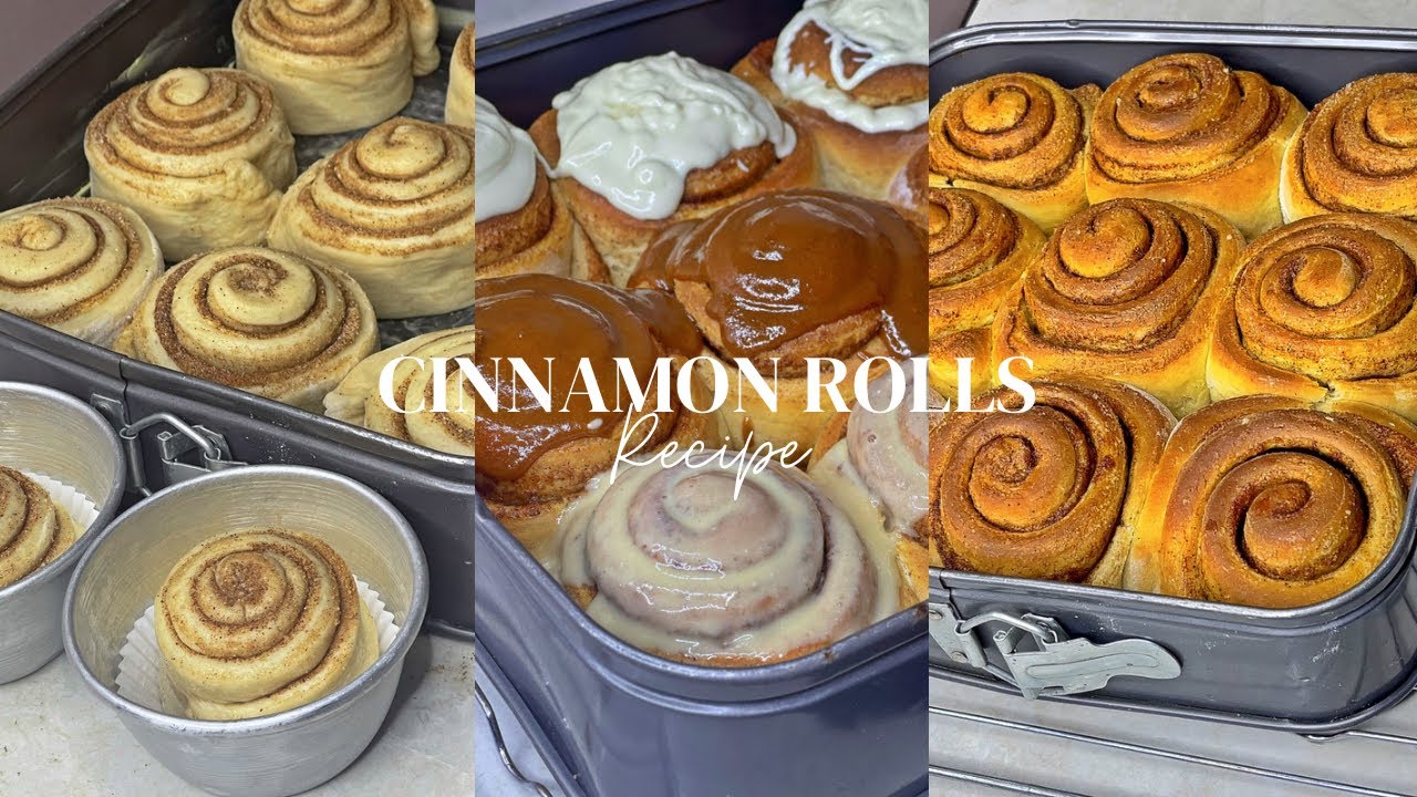 Cinnamon rolls - cinnamon rolls recipe - ayzah cuisine