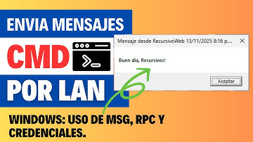 El truco de Windows que nadie te enseña mensajes remotos desde CMD