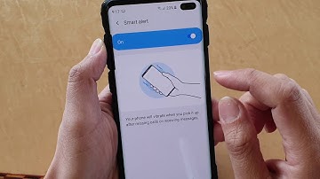 Galaxy S10 / S10+: How to Enable / Disable Smart Alert (Phone Vibrate on Pickup)