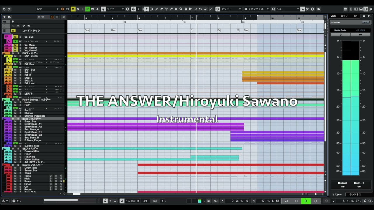 THE ANSWER』Hiroyuki Sawano feat. Laco (Instrumental) - 86