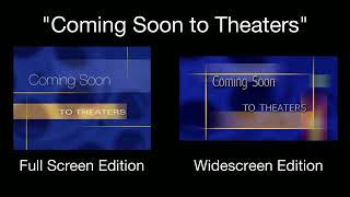 Coming Soon to Theaters and Coming Soon to Own on DVD IDs Comparison