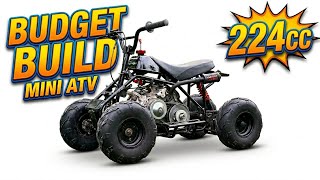 Mini Atv Predator 224Cc Budget Build Engine Swap