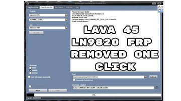 Lava 45 LN9820 FRP Removed One Click