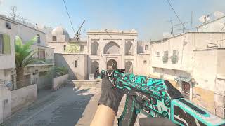 AK-47 Frontside Misty (Battle-Scarred) In Game Showcase - Shadow Collection | CS2