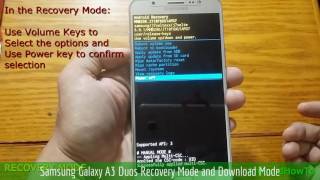Samsung Galaxy A3 Duos Recovery Mode and Download Mode screenshot 3