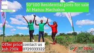 Matuu Machakos,The Ochard court prime 50*100 Residential plots @ksh.230k