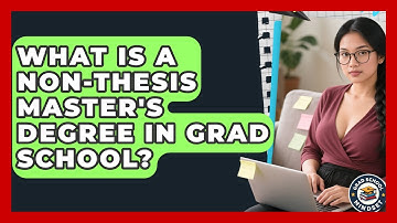 What Is A Non-Thesis Master