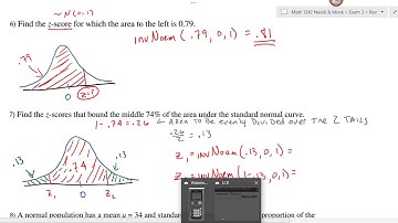 Math 1342 Navidi Exam 3 Review Worked Out
