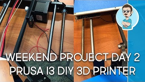 Prusa I3 DIY 3D Printer Hot Bed Installation | Weekend Project Day 2