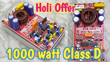 1000watt Class D Amplifier Board Dumdar Performance With High End Quality Components #classd #aiwok