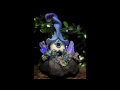 Polymer clay glowing crystal fairy house by wishing well workshop