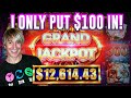 GRAND JACKPOT AS IT HAPPENS!!! Hold Onto Your Hat! - YouTube