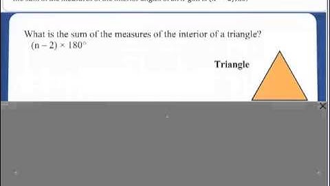 Polygon Angle Sum Theorem
