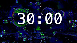 30 Minute Timer | Calming Music | Abstract Spheres 2025