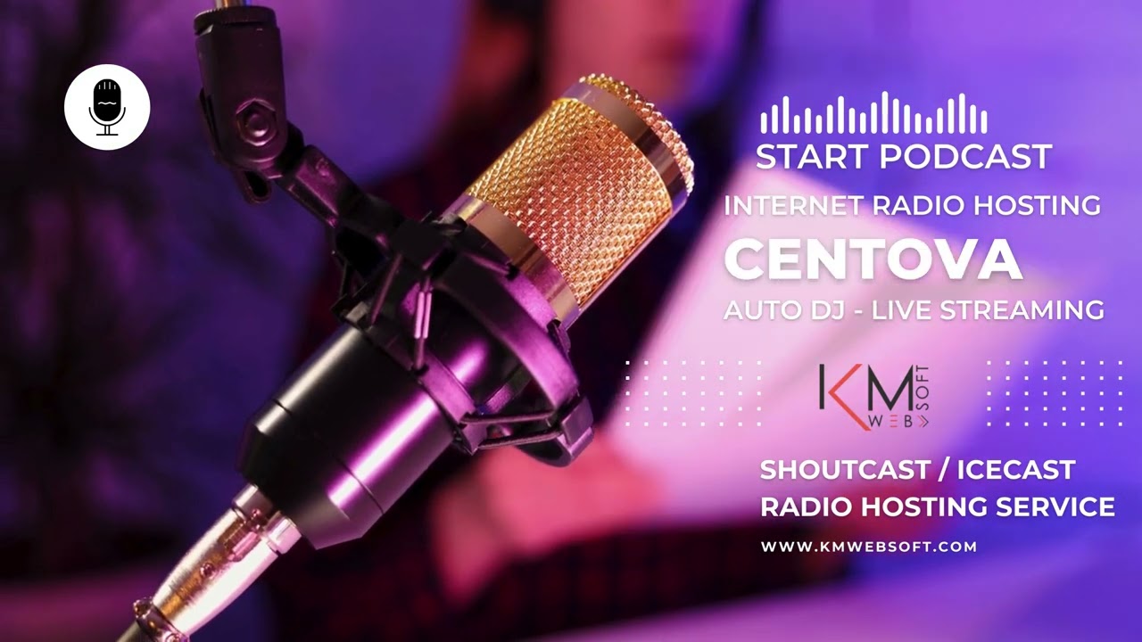 Internet Radio Hosting  - kmwebsoft.com