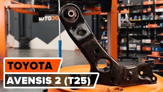 Comment changer Bras de Suspension Toyota Avensis t25 - guide vidéo