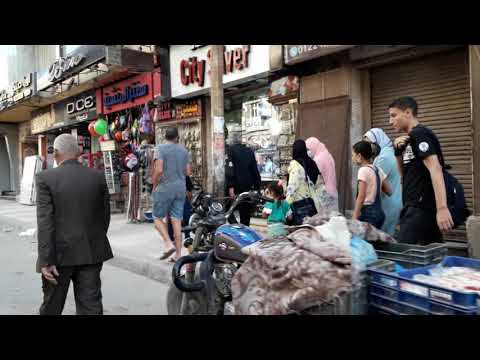 جولة فى شارع رضوان وشارع الهانوفيل الرئيسى فى العجمى وهنشوف فين مول المحلة الجديد