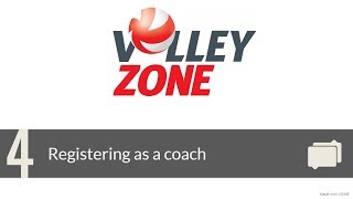 Registering as a Coach