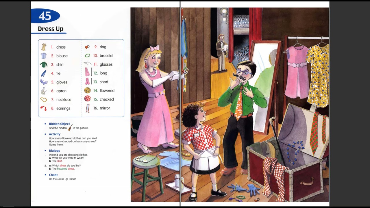 Longman Children Pictures Dictionary 45 Dress Up