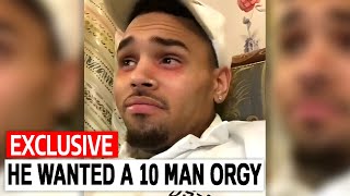 Chris Brown Reveals Diddy \& Co. MOST DISTURBING Side Off-Camera