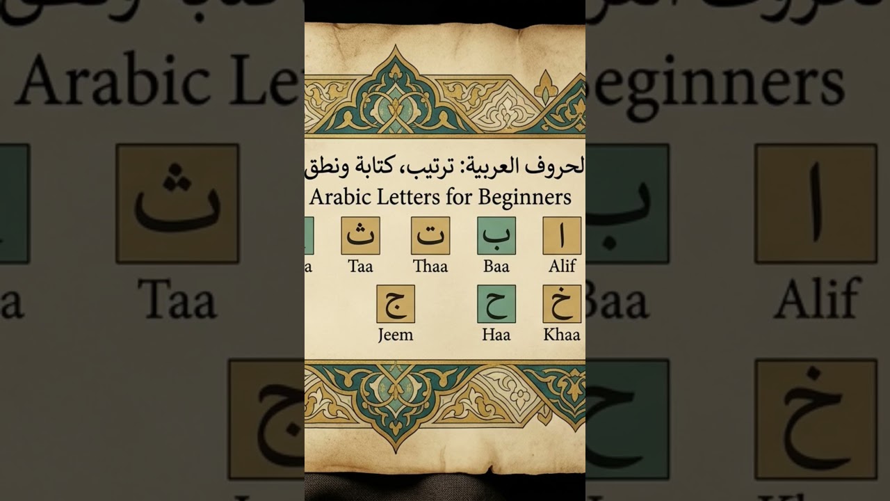 Arabic letters