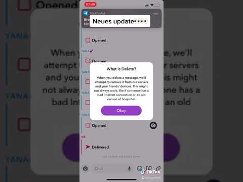 NEUES SNAPCHAT UPDATE ‼️‼️❗️( SNAPS LÖSCHEN)
