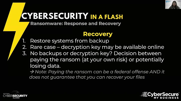 How to Respond, Recover, and Prepare Against Ransomware