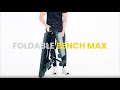 How to use the foldable bench max by the cube club  the ultimate home gym bench with 6 angles