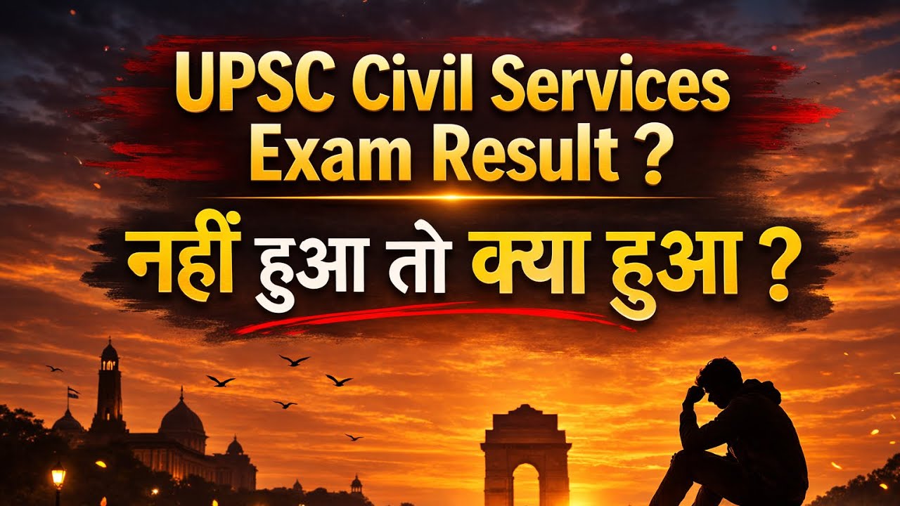UPSC Civil Services Exam | यूपीएससी परीक्षा २०२६ | क्या यही सिर्फ या यह केवल एक ऑप्शन | #motivation 