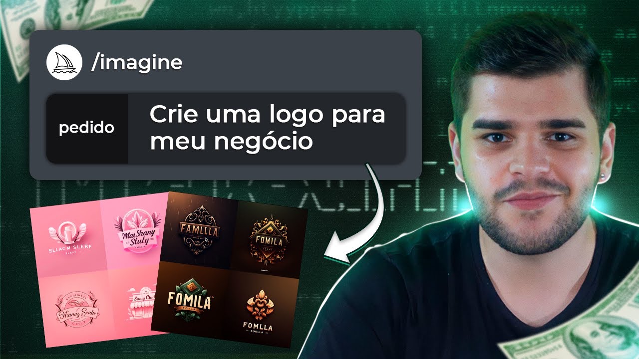 Como criar logotipos no Midjourney? Ganhe até R$200,00 por Logo! 