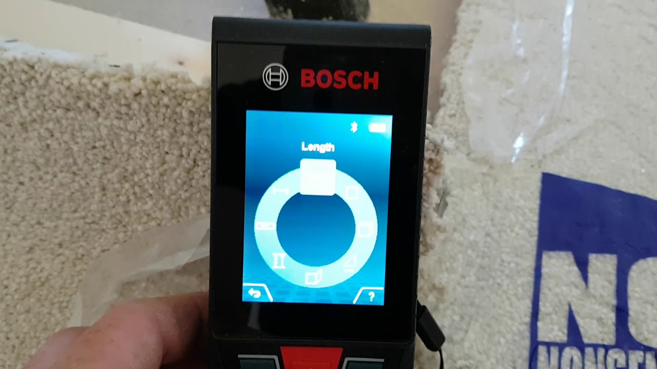 Bosch Glm 120 C Laser Measure Youtube