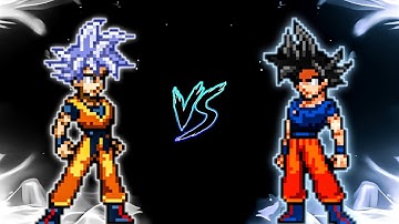 Goku Blizzard RN V2 OP (all form) (New) VS Goku TP V3.5 OP (all form) in Jump Force Mugen