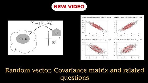 Random Vector, Covariance Matrix and Related Questions