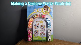 Making a Unicorn Perler Beads Set