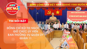 QUẬN 11: PHÓ BÍ THƯ THƯỜNG TRỰC THÀNH ỦY TP.HCM NGUYỄN HỒ HẢI TRAO QUYẾT ĐỊNH CÁN BỘ