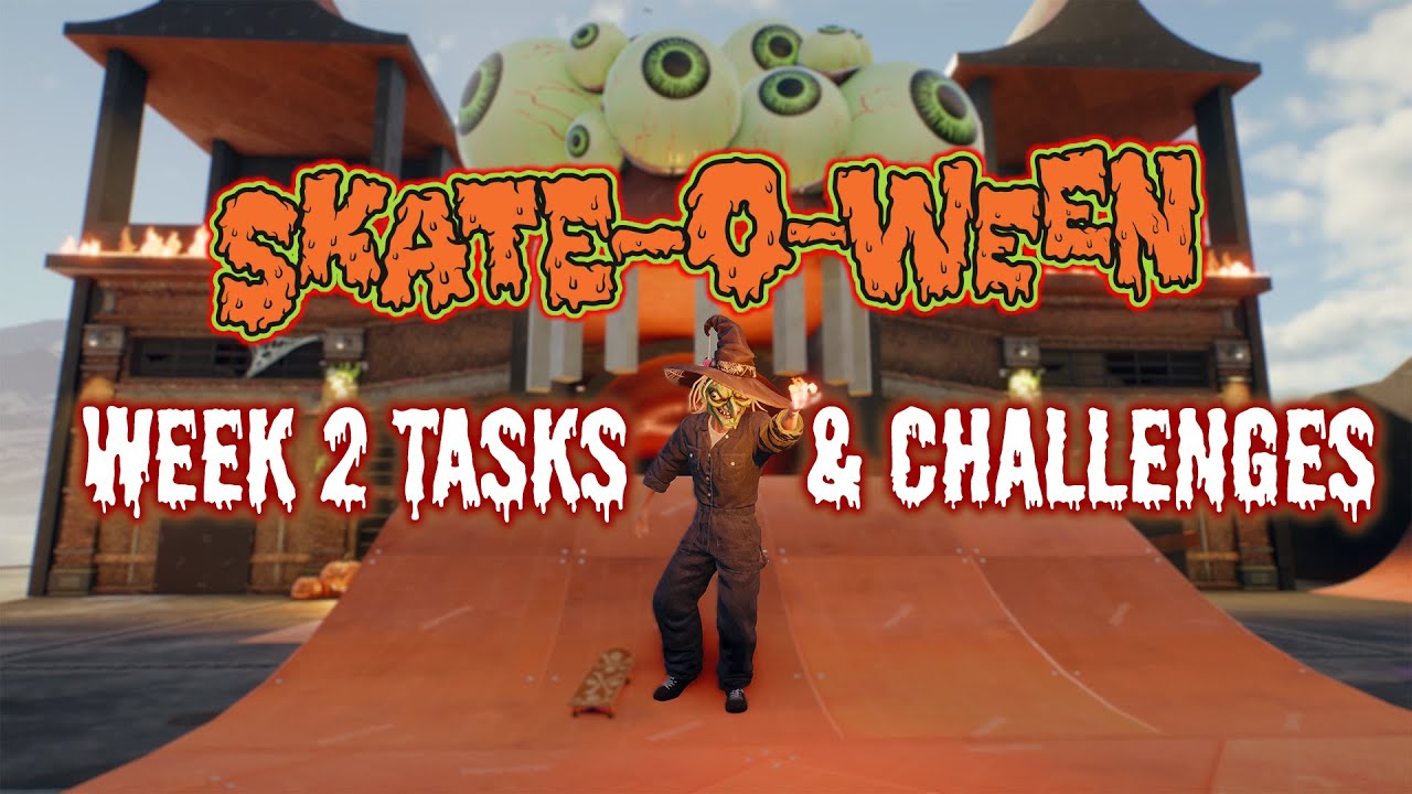 Skate-o-Ween Event 2 How to do All Tasks & challenges