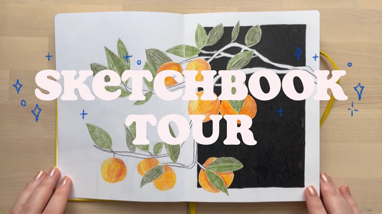 ❀ sketchbook tour!! ~ 🌙🦎
