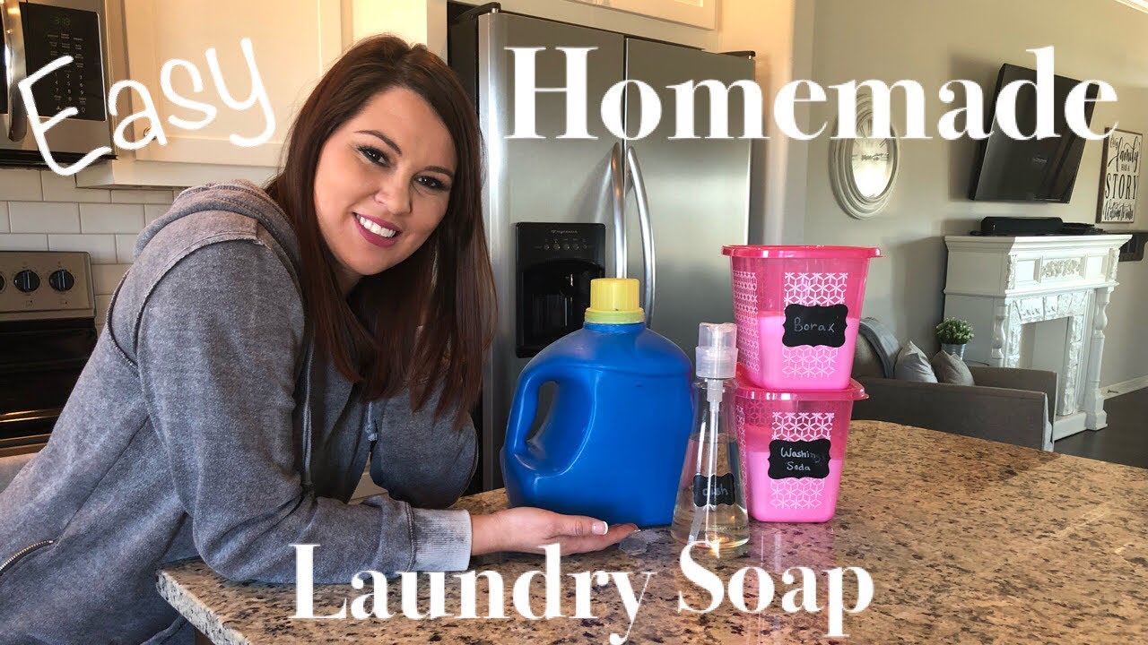 HOMEMADE LAUNDRY DETERGENT | QUICK