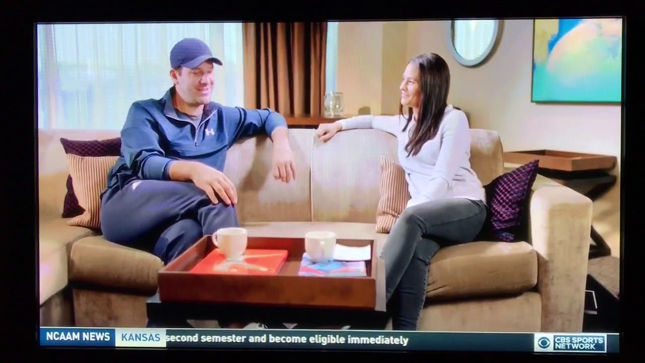 Tony Romo CBS Interview - YouTube
