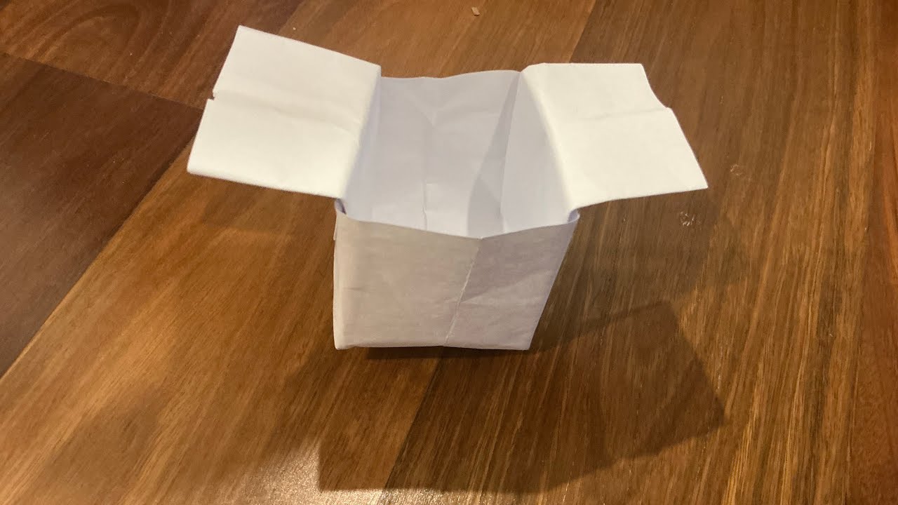 How to make a box no cutting or gluing needed