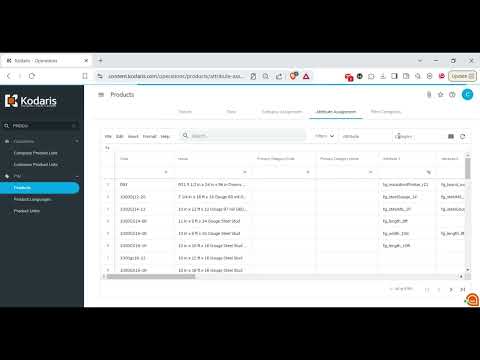 PIM - Filter by Category on the Attribute Assignment Screen