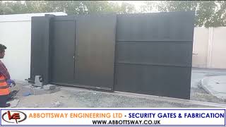 Telescopic Double leaf gates