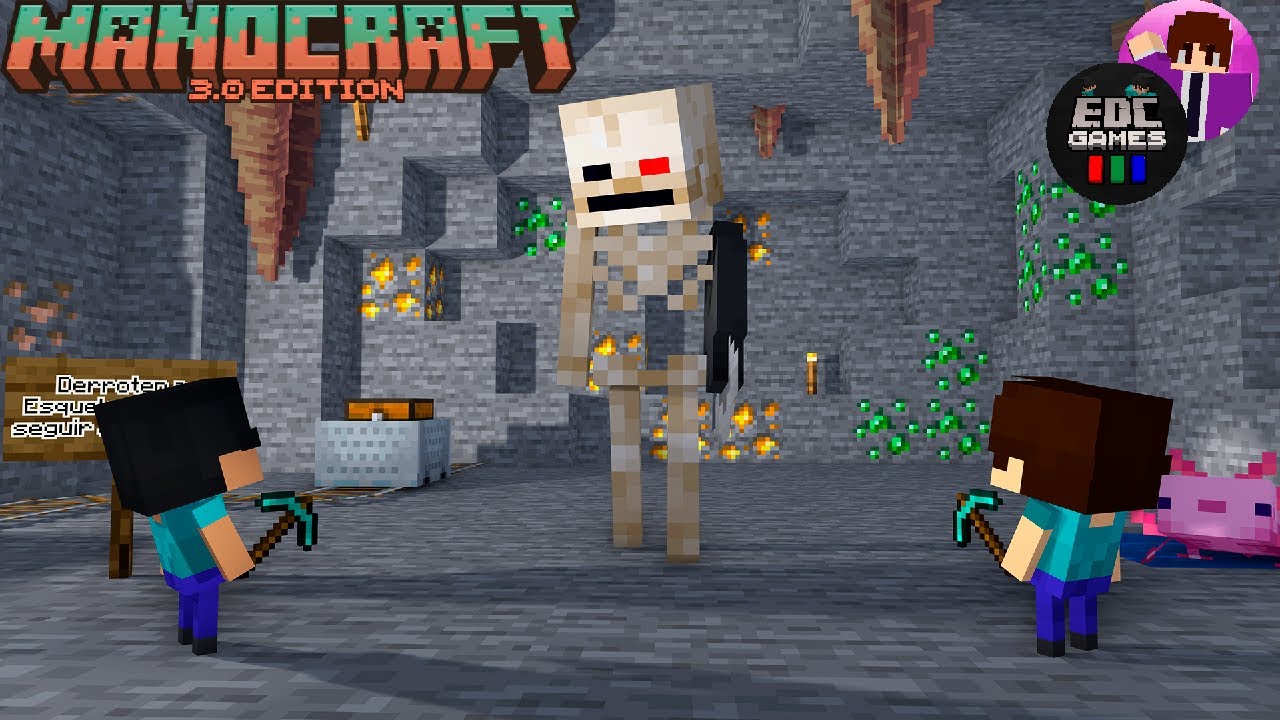 Vamos a la Zona Minera en Manocraft 3.0 y pasa esto 🤯⛏️