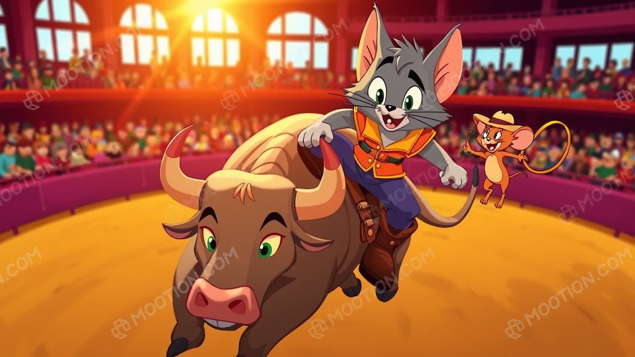 Tom and Jerry's Wild West Rodeo Adventure - YouTube