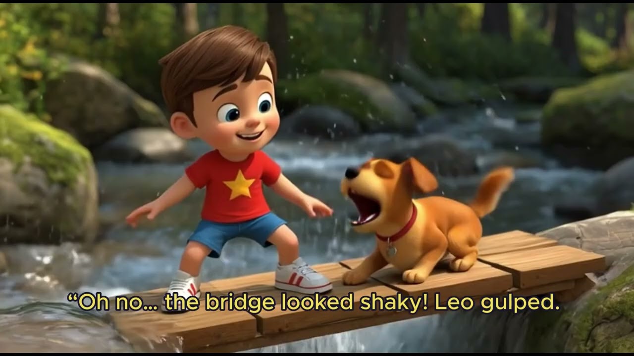 Leo and His Brave Dog adventure finding treasure