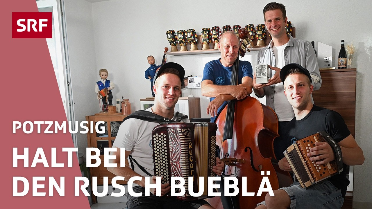 Nicolas Senn auf musikalischer Töfflitour durch die Schweiz  | Potzmusig – Volksmusik | SRF